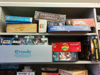 Some of our board gaming collection